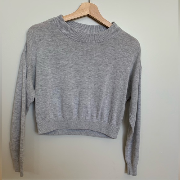 H&M grey sweater top size S - Picture 1 of 6